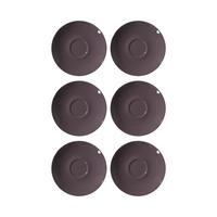 ESPRESSOUNTERTASSEN Doppio Toffee ø 12 cm 6er Set - Braun, Keramik (12cm) - Ritzenhoff Breker