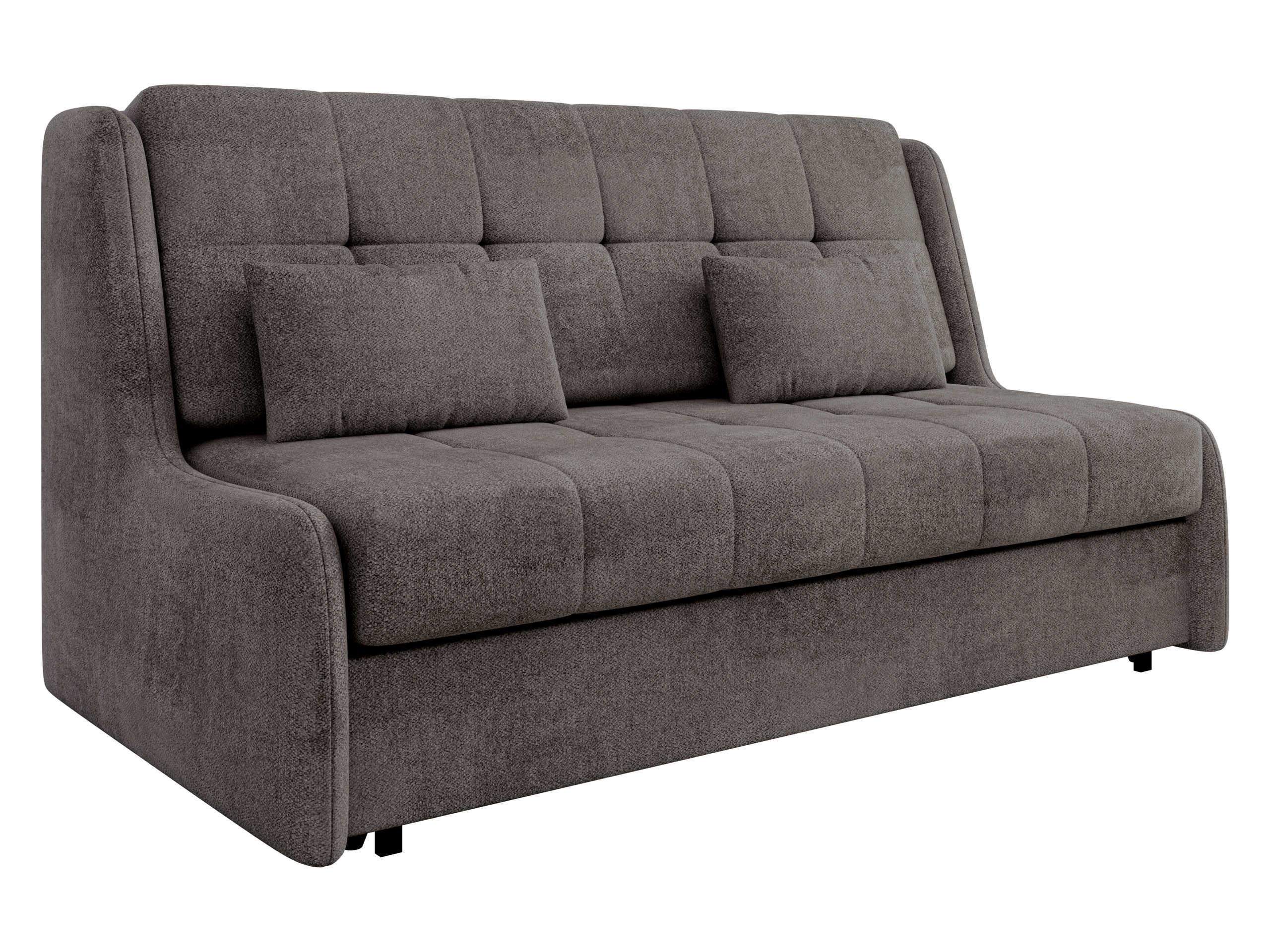 SCHLAFSOFA Viva Elite IV - Dunkelbraun/Schwarz, Holz/Metall (166/85/98cm) - MIRJAN24