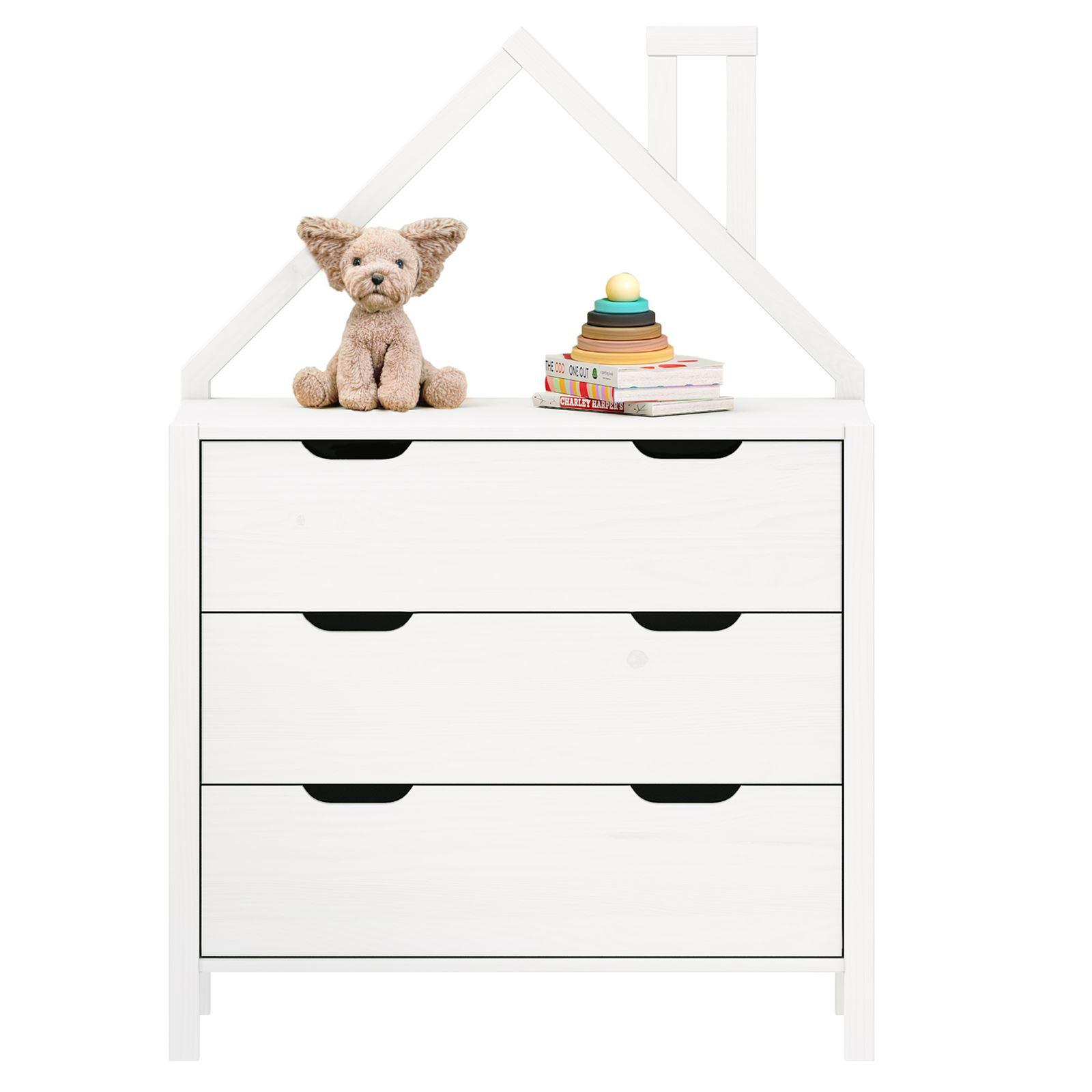 KOMMODE ELANO weiß - Weiß, Holz (83/120/41cm) - IDIMEX