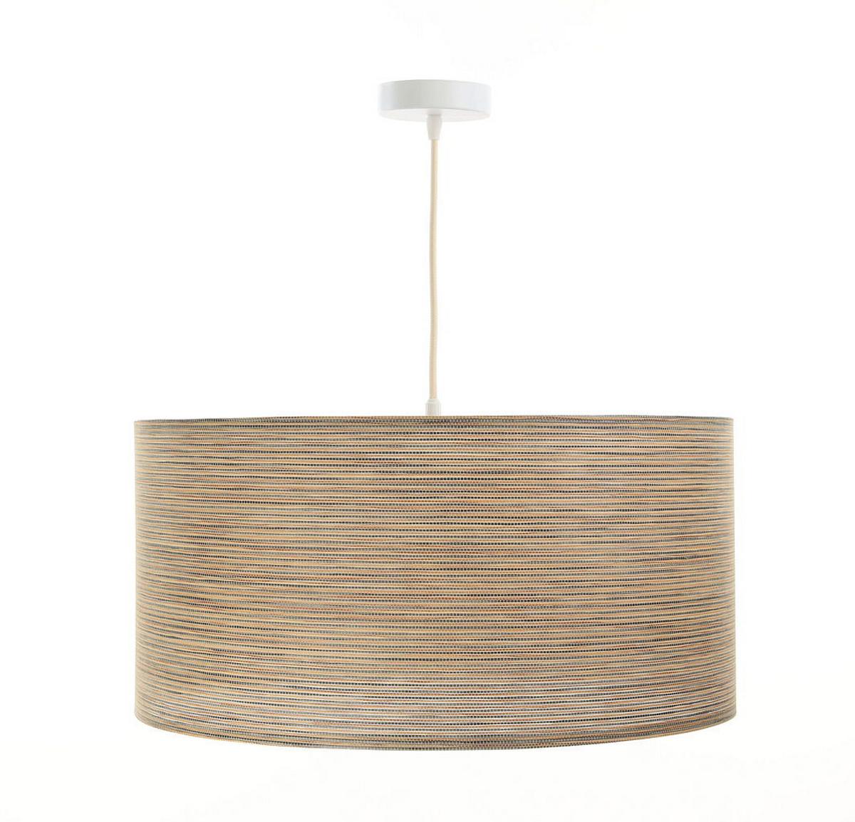 HÄNGELEUCHTE Grau 50/25 cm - Beige/Grau, Kunststoff (50/0.6/25cm) - ONZENO