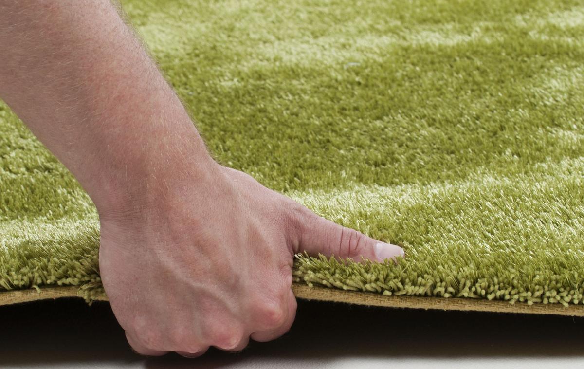 HOCHFLORTEPPICH Alessia 50x80 cm - Grün, Textil (50/80cm) - Gino Falcone