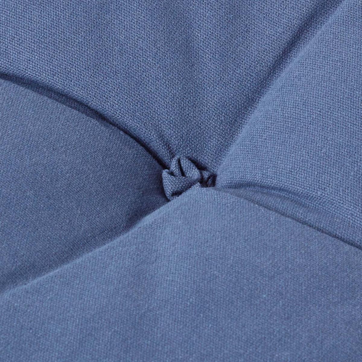 RÜCKENKISSEN dunkelblau 68/58 cm – Stützkissen für Sessel, Baumwolle - Dunkelblau, Textil (68/15cm) - Homescapes