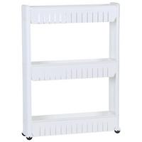 ROLLWAGEN für Gewürze - Weiß, Kunststoff (12/71/54cm) - Intirilife