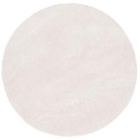 HOCHFLOR SHAGGY TEPPICH FEELING MIX RUND - Weiß, Textil (200/200cm) - Snapstyle