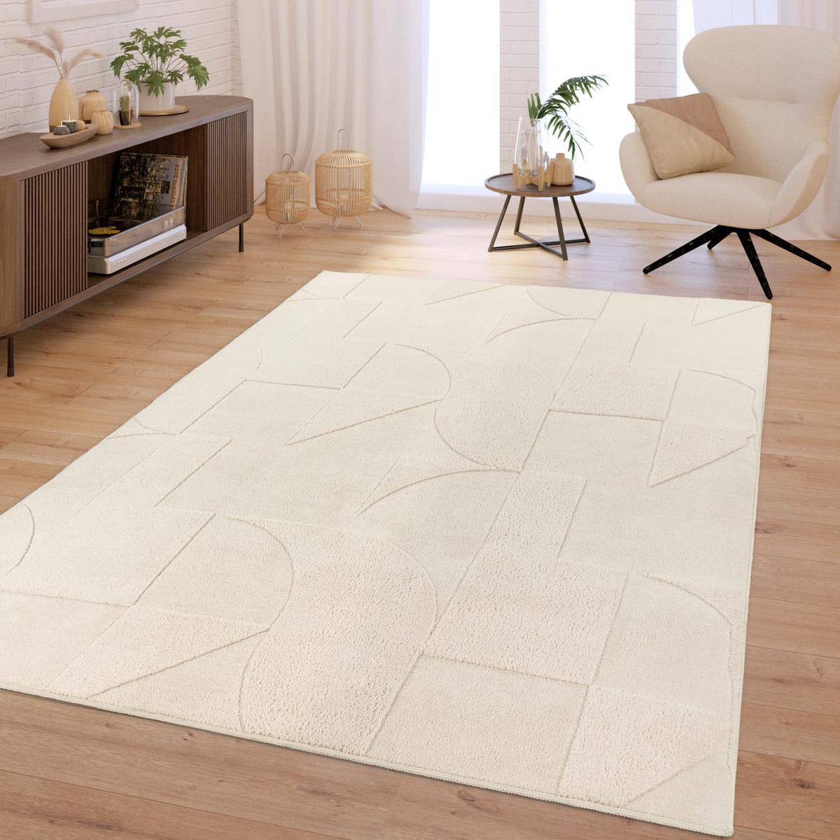 HOCHFLORTEPPICH Creme 200 x 280 cm - Creme, Kunststoff (200/280cm) - TT Home