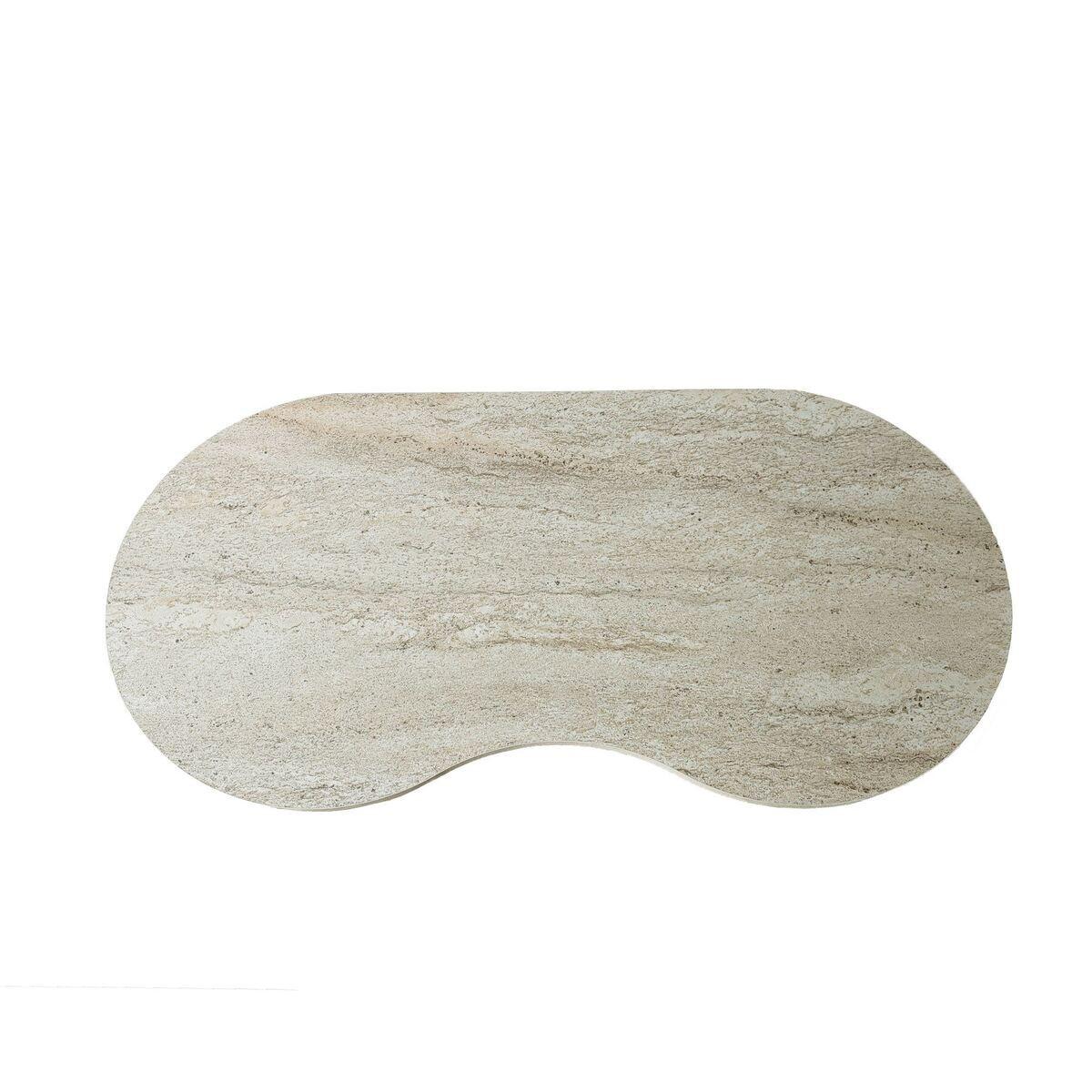 SCHREIBTISCH mit organisch-form Tischplatte 120/60/75 cm - Eichefarben, Holzwerkstoff (8.5/60/75cm) - Calicosy