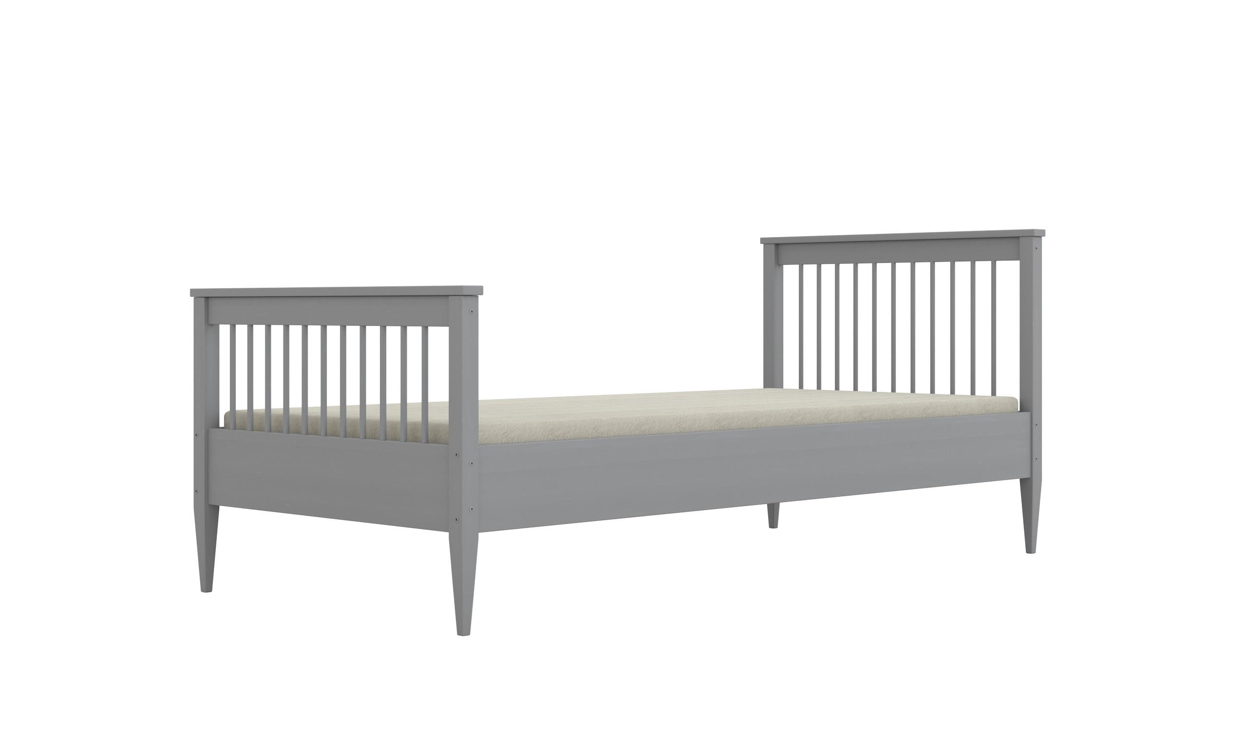 KINDERBETT Emili 80/90 -160/180/200 cm mit Matratze Grau 90/180 - Sonoma Eiche, Holz (90/180cm) - RAUMHIRSCH FURNITURE