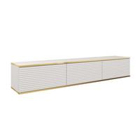 TV-SCHRANK Oris Weiß matt Glamour Style 175 cm - Weiß, Holzwerkstoff (175/30/32cm) - Meble Lindner