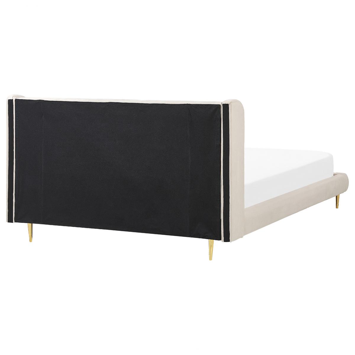 POLSTERBETT 180/200cm Beige Forbach - Beige, Textil (180/200cm) - Beliani