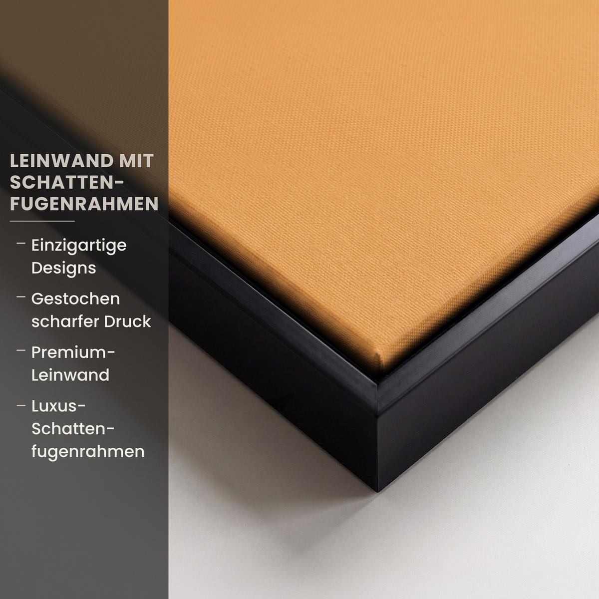 LEINWAND Bilder mit Rahmen - Osterhase - Kostüm - Ente - 60x40 - Gelb, Textil (60/40cm) - MuchoWow