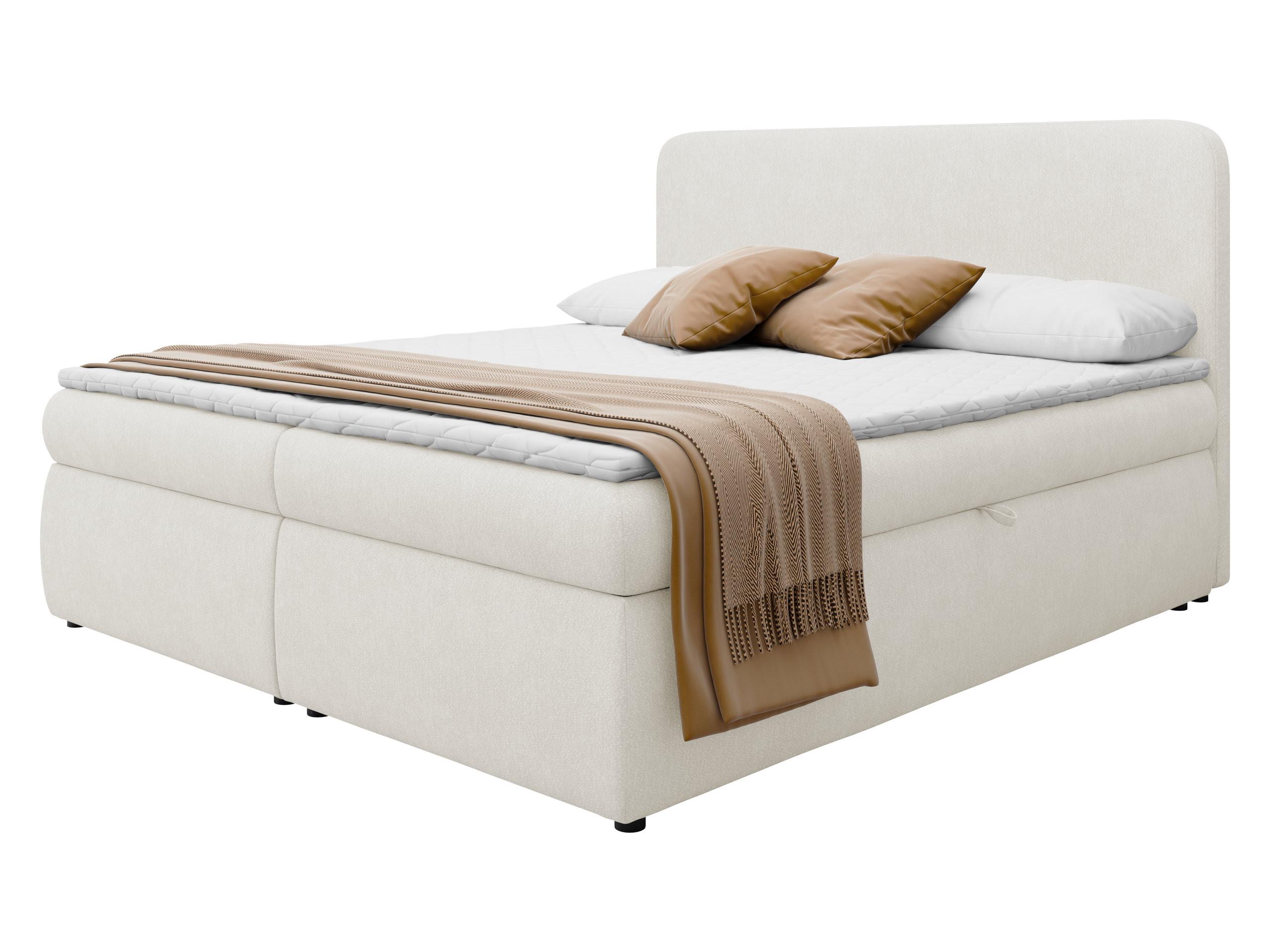 BOXBETT Bonny - H3 - Creme/Schwarz, Holz/Holzwerkstoff (160/200cm) - MIRJAN24