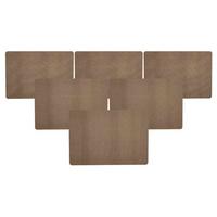 PLATZMATTEN Evara Taupe 43 x 30 cm 6er Set - Taupe, Kunststoff (43/30/0.2cm) - Ritzenhoff Breker