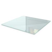 GLASBODENPLATTE für Kaminofen 50x50 cm – Milchglas Optik - Transparent, Glas (50/60/0.4cm) - TULUP
