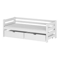BETT 90/200 Erwan Weiß - Weiß, Holzwerkstoff (90/200cm) - Petits-meubles