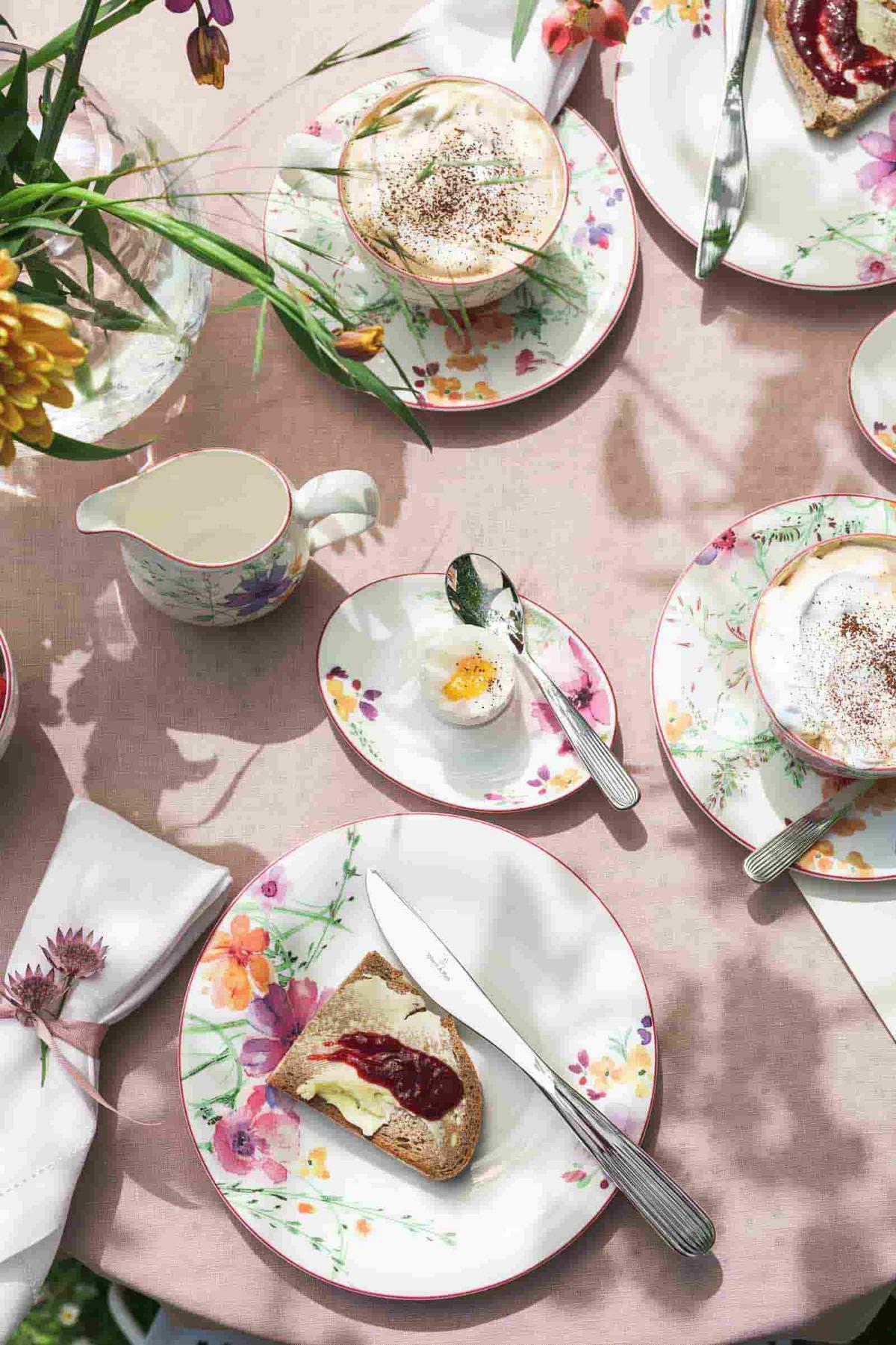 EIERBECHER Mariefleur Basic bunt 4er Set - Multicolor, Keramik (2/2/2cm) - Villeroy & Boch