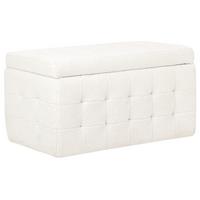 TRUHENBANK Michigan 42/72/40 cm - Creme, Textil (72/40/42cm) - Beliani