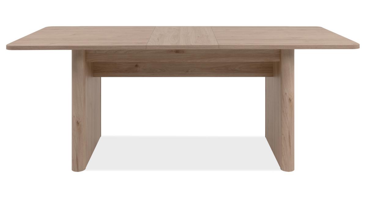 ESSTISCH Hickory Walnuss, Küchentisch ausziehbar 160 - 200 x 90 cm - Walnussfarben, Holzwerkstoff (160/90/75cm) - Furn.Design