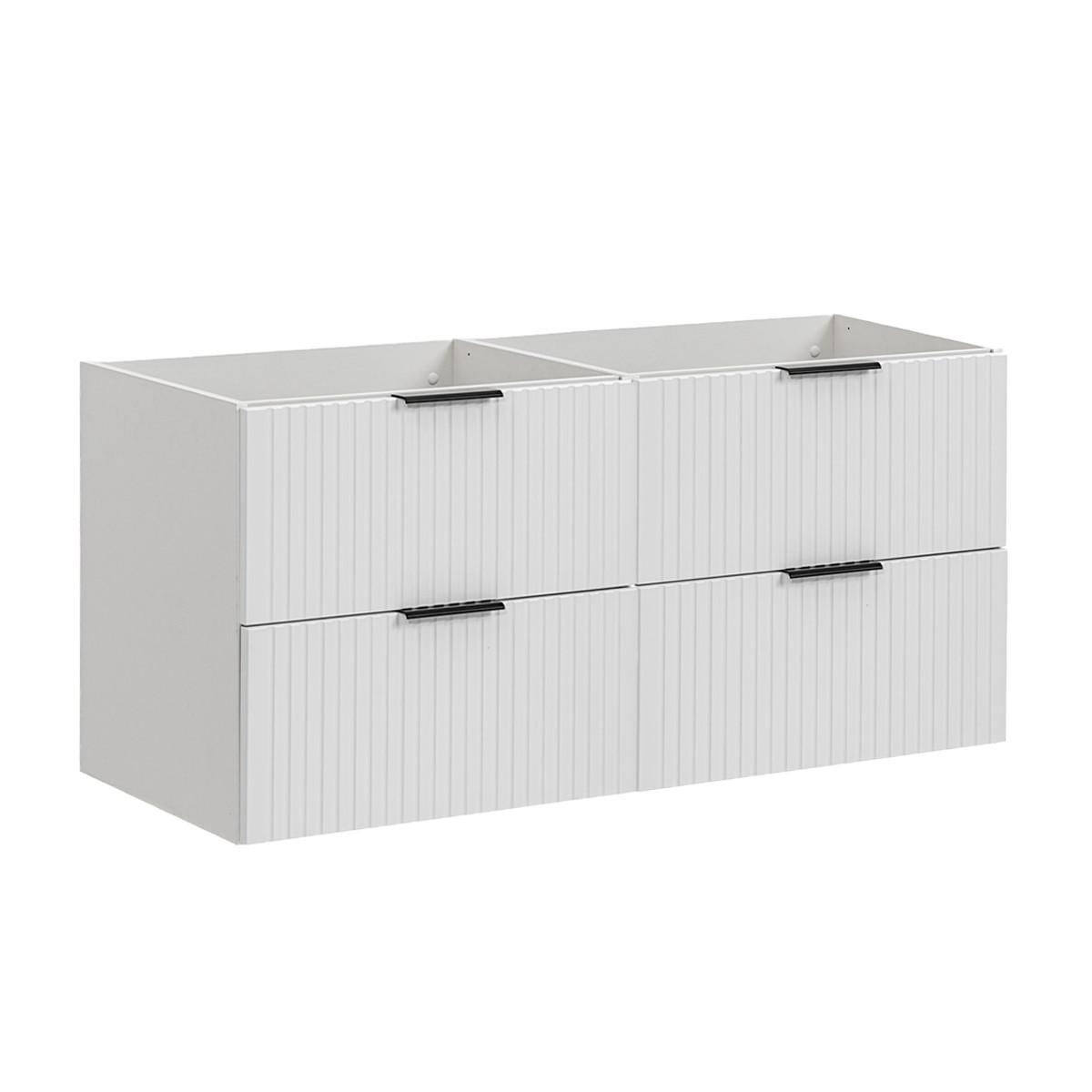 WASCHTISCHUNTERSCHRANK 120.4cm Adriel Weiß - Weiß, Holzwerkstoff (120.4/57/46cm) - Petits-meubles