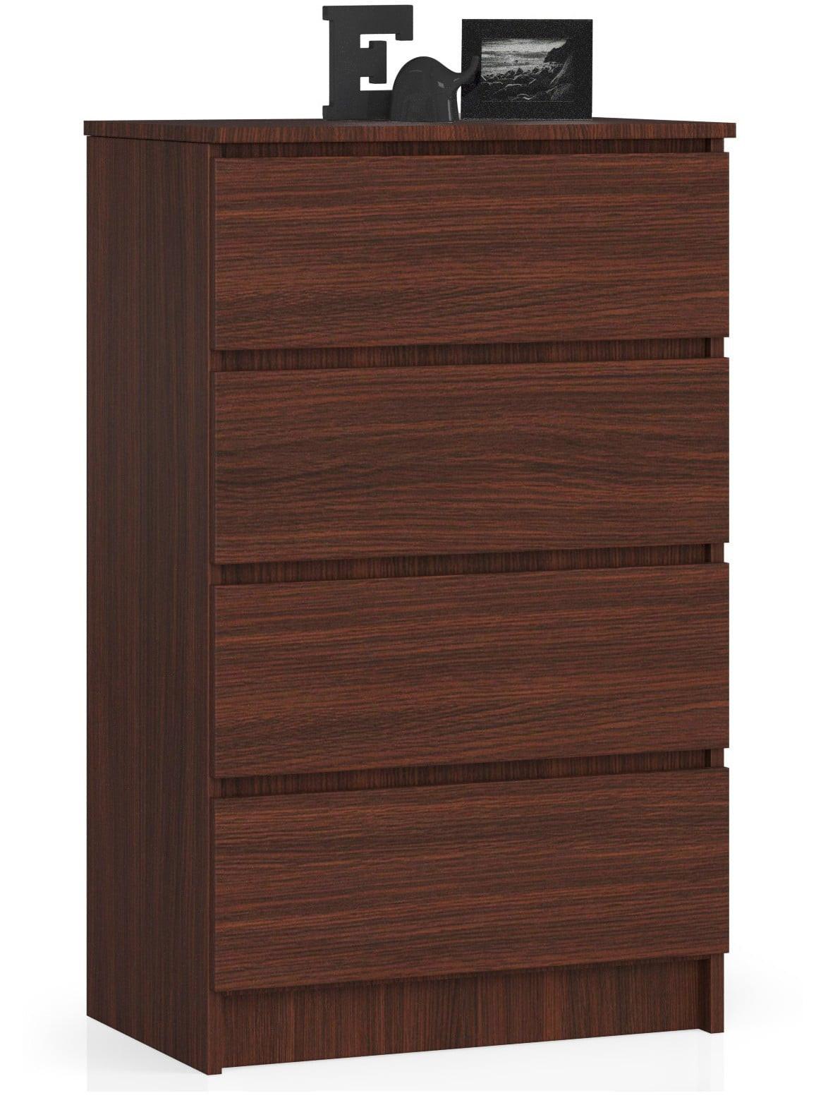 KOMMODE Dunkelbraun 99/60/40 - Dunkelbraun, Holzwerkstoff (60/99/40cm) - RAUMHIRSCH FURNITURE