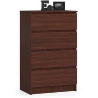 KOMMODE Dunkelbraun 99/60/40 - Dunkelbraun, Holzwerkstoff (60/99/40cm) - RAUMHIRSCH FURNITURE