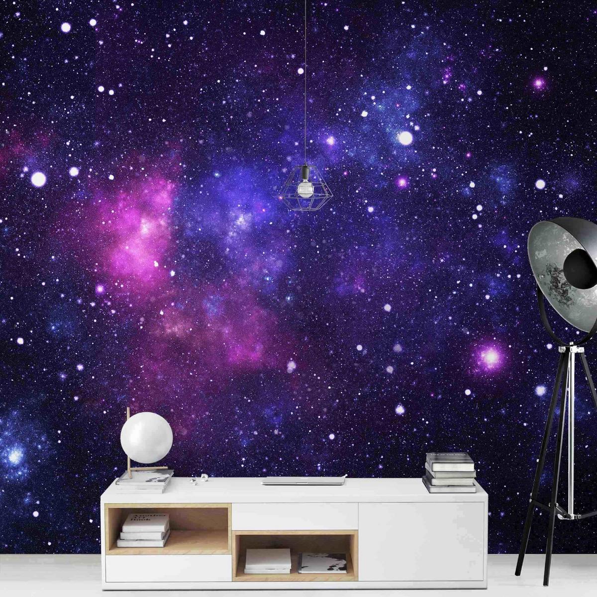 FOTOTAPETE Galaxie 240/240 cm - Multicolor, Papier (240/240cm) - Bilderwelten
