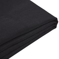 BETTRAHMENBEZUG 180/200 cm Schwarz Fitou - Schwarz, Textil (190/214cm) - Beliani