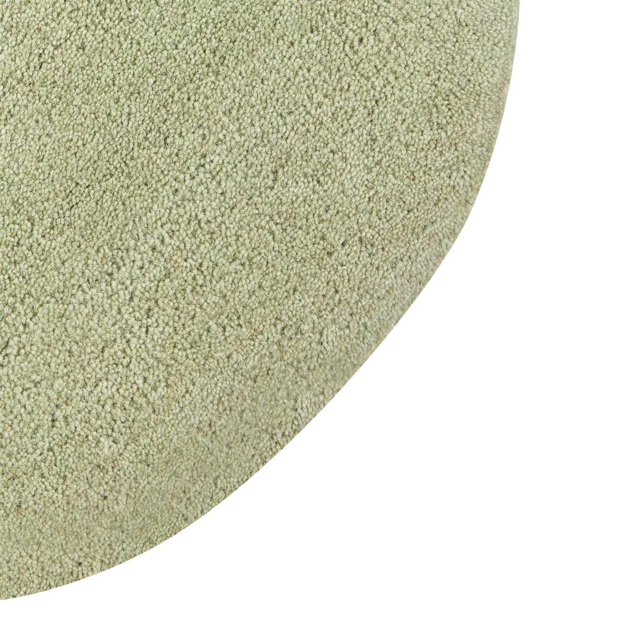TEPPICH Hellgrün 140 cm Wolle Kokkini - Hellgrün, Textil (140/140cm) - Beliani