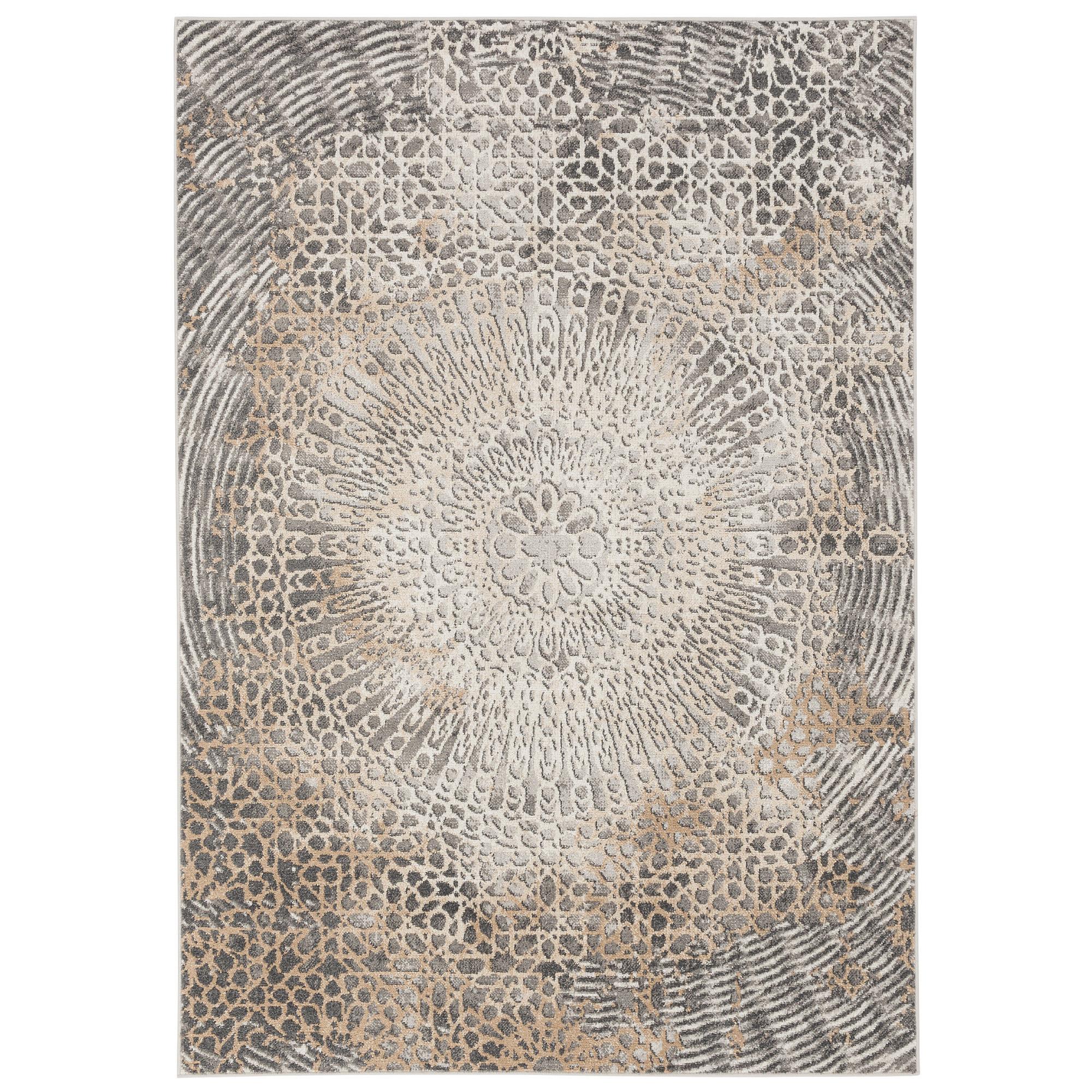 DESIGNER TEPPICH MODERNE ORIENT VINTAGE KLASSIK - Taupe, Textil (80/150cm) - Pergamon