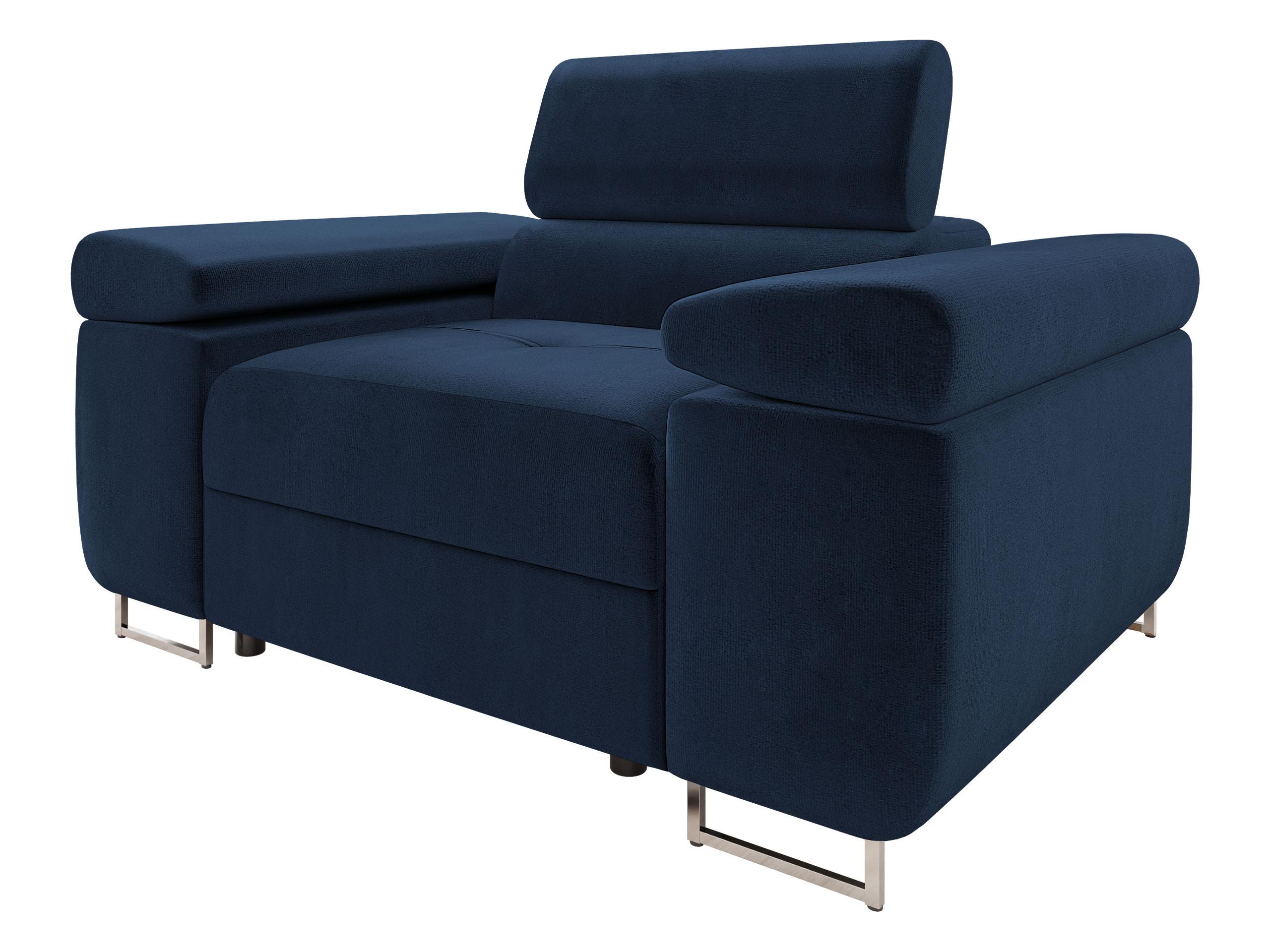 SESSEL Torezio - Blau, Holz/Textil (134/90/102cm) - MIRJAN24