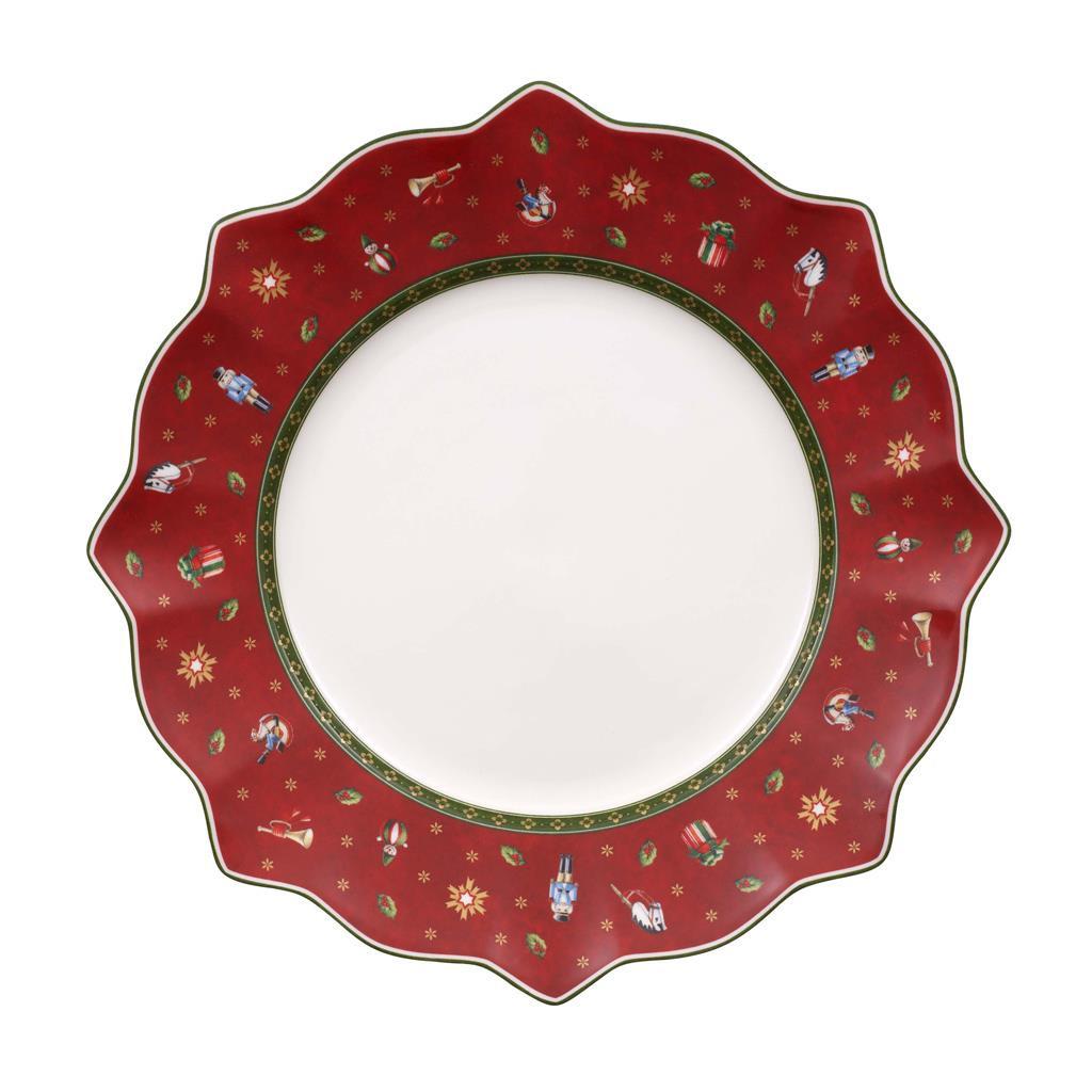 SPEISETELLER Toy's Delight rot ø 28,4 cm - Rot, Keramik (28.4cm) - Villeroy & Boch
