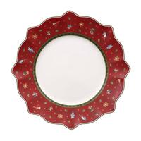 SPEISETELLER Toy's Delight rot ø 28,4 cm - Rot, Keramik (28.4cm) - Villeroy & Boch