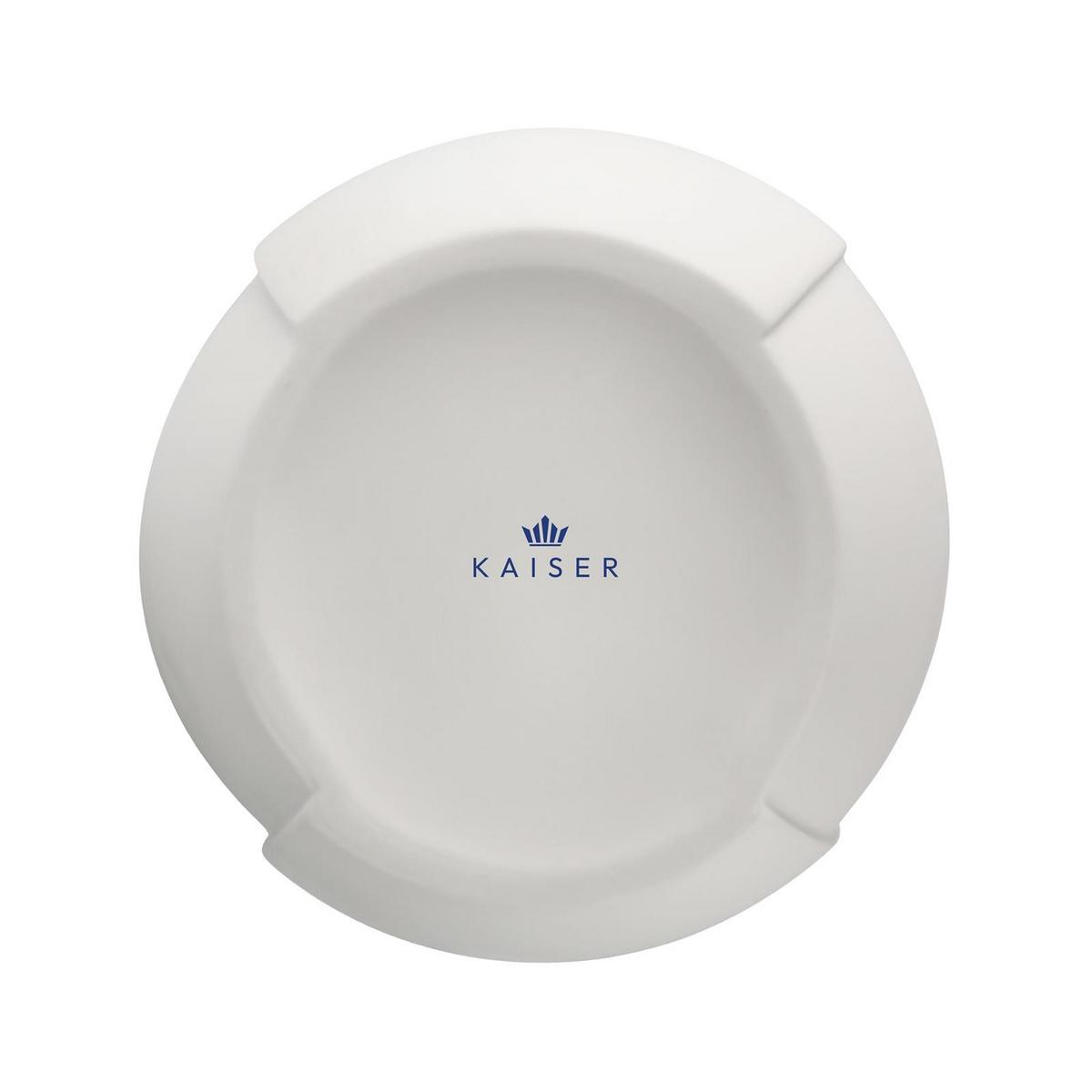 VASE Ova weiß 21 cm - Weiß, Keramik (21cm) - Goebel