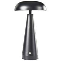 LED-TISCHLEUCHTE Schwarz Bocono - Schwarz, Metall (15/15/28cm) - Beliani