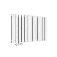 HEIZKÖRPER Flachheizkörper Weiß 63/100/6,6 cm - Weiß, Metall (100/63/6.6cm) - EMKE