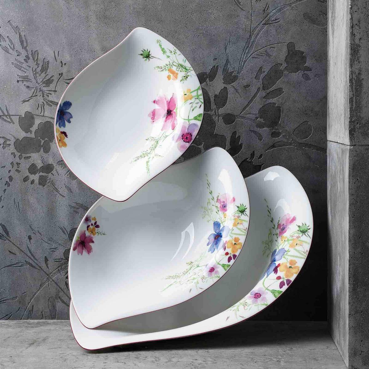 SCHALEN Mariefleur Gris Serve & Salad bunt 29 x 21 cm 6er Set - Multicolor, Keramik (1cm) - Villeroy & Boch
