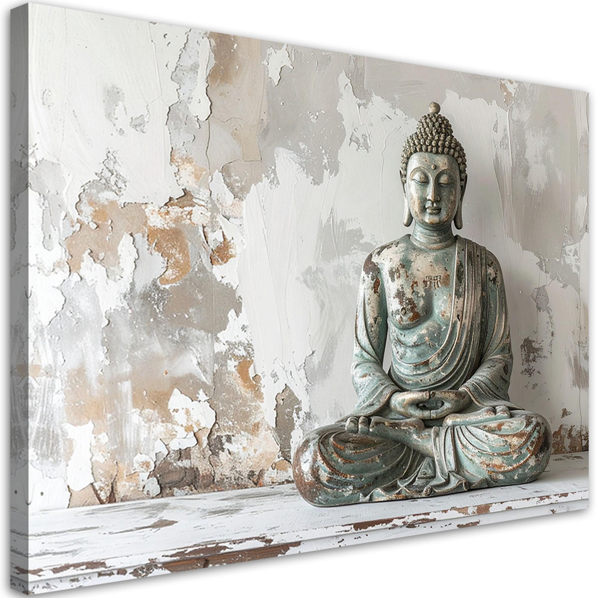 LEINWANDBILD Zen und Orientalisch 60x40cm - Grau, Textil (60/40cm) - Feeby