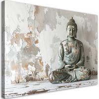LEINWANDBILD Zen und Orientalisch 60x40cm - Grau, Textil (60/40cm) - Feeby