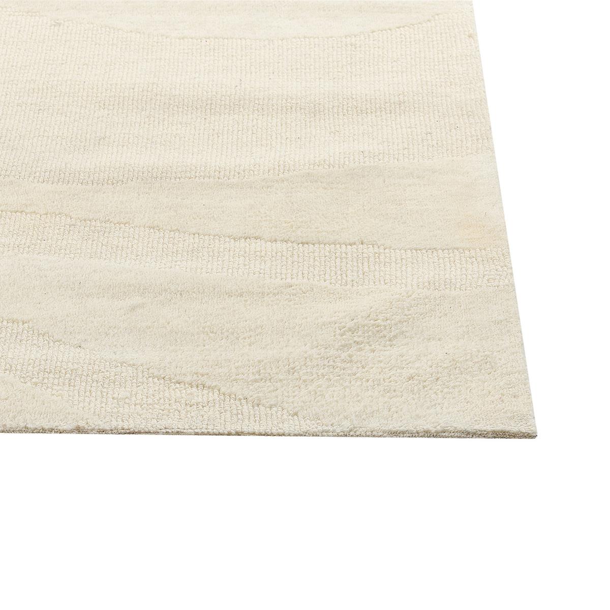 TEPPICH Beige 160/230 cm Wolle Sasnak - Beige, Textil (160/230cm) - Beliani