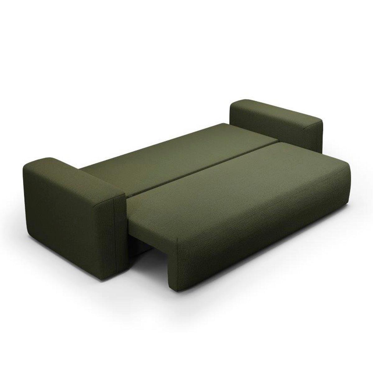 SOFA Bliss 3 Sitzplätze Tannengrün - Grün, Holz (252/72/97cm) - Petits-meubles