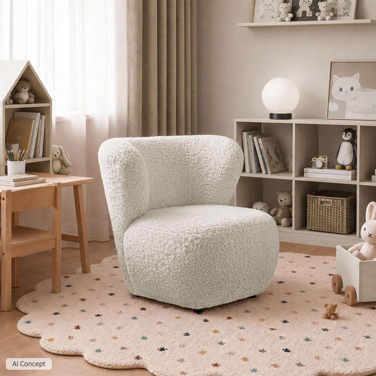 KINDERSESSEL ARLO KIDS Rolf 4 - Beige, Textil (85/74/58cm) - Lookway