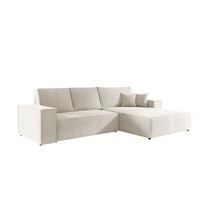 ECKSOFA Levio - Weiß, Holzwerkstoff/Textil (294/185cm) - Fun Möbel