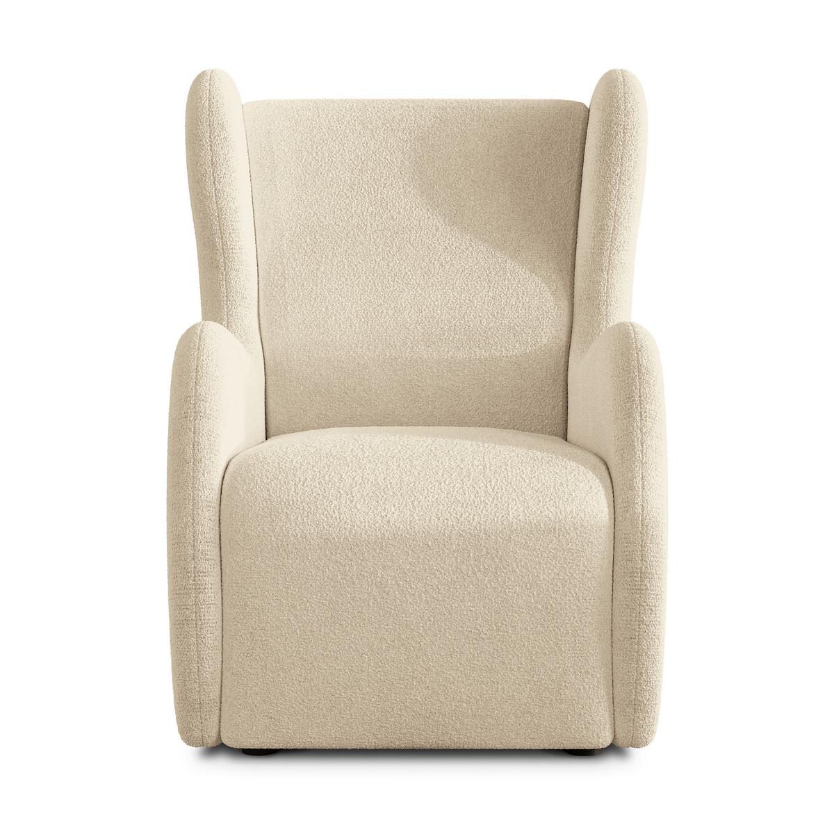 SESSEL MASTI Polstersessel Loungesessel ergonomisch, Creme - Creme, Holzwerkstoff/Kunststoff (74/100/86cm) - MASSENO