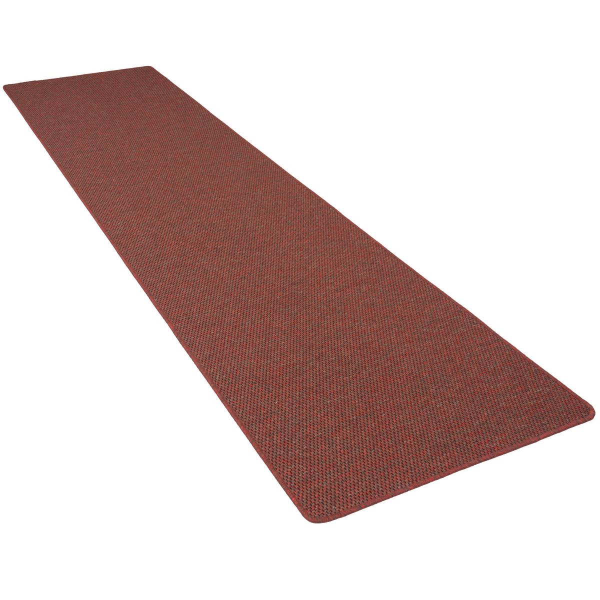 LÄUFER TEPPICH BENTZON FLACHGEWEBE - Rot, Textil (80/240cm) - Snapstyle