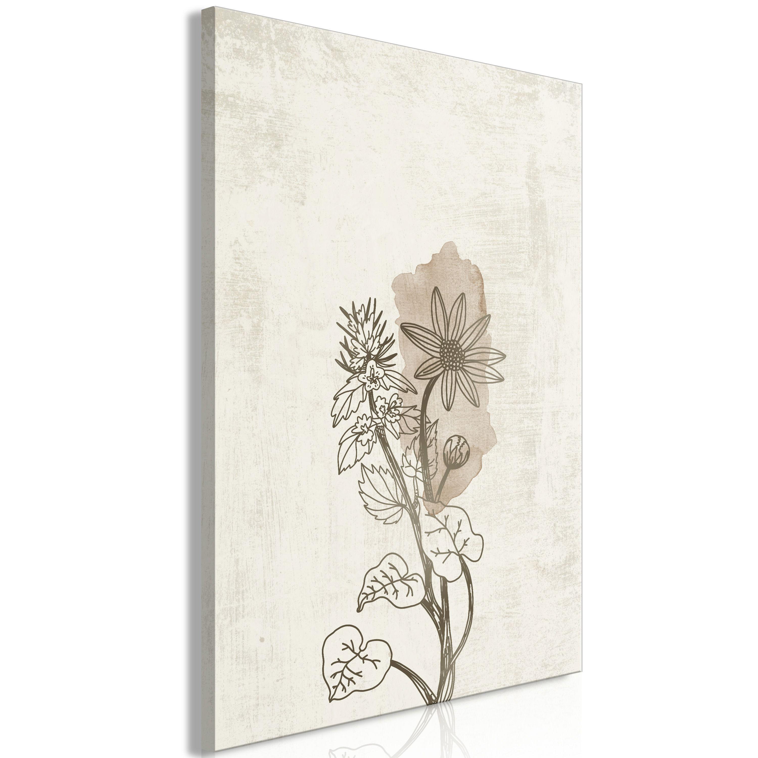 KUNSTDRUCK Beige 40/60 cm - Beige/Braun, Textil (40/60cm) - KUNSTLOFT