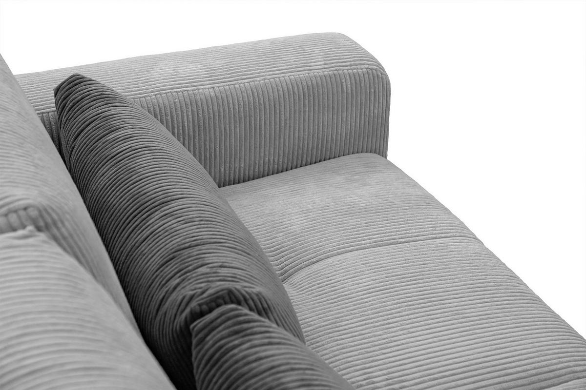 SOFA OLI 3-Sitzer, hellgrau - Hellgrau, Holz/Textil (208/91/108cm) - Wozimo
