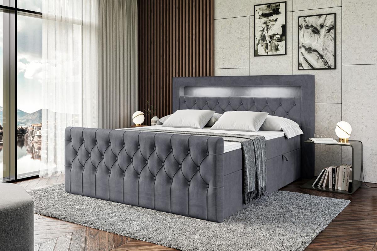 DELETED - Dunkelgrau, Holzwerkstoff (160/200cm) - ALTDECOR