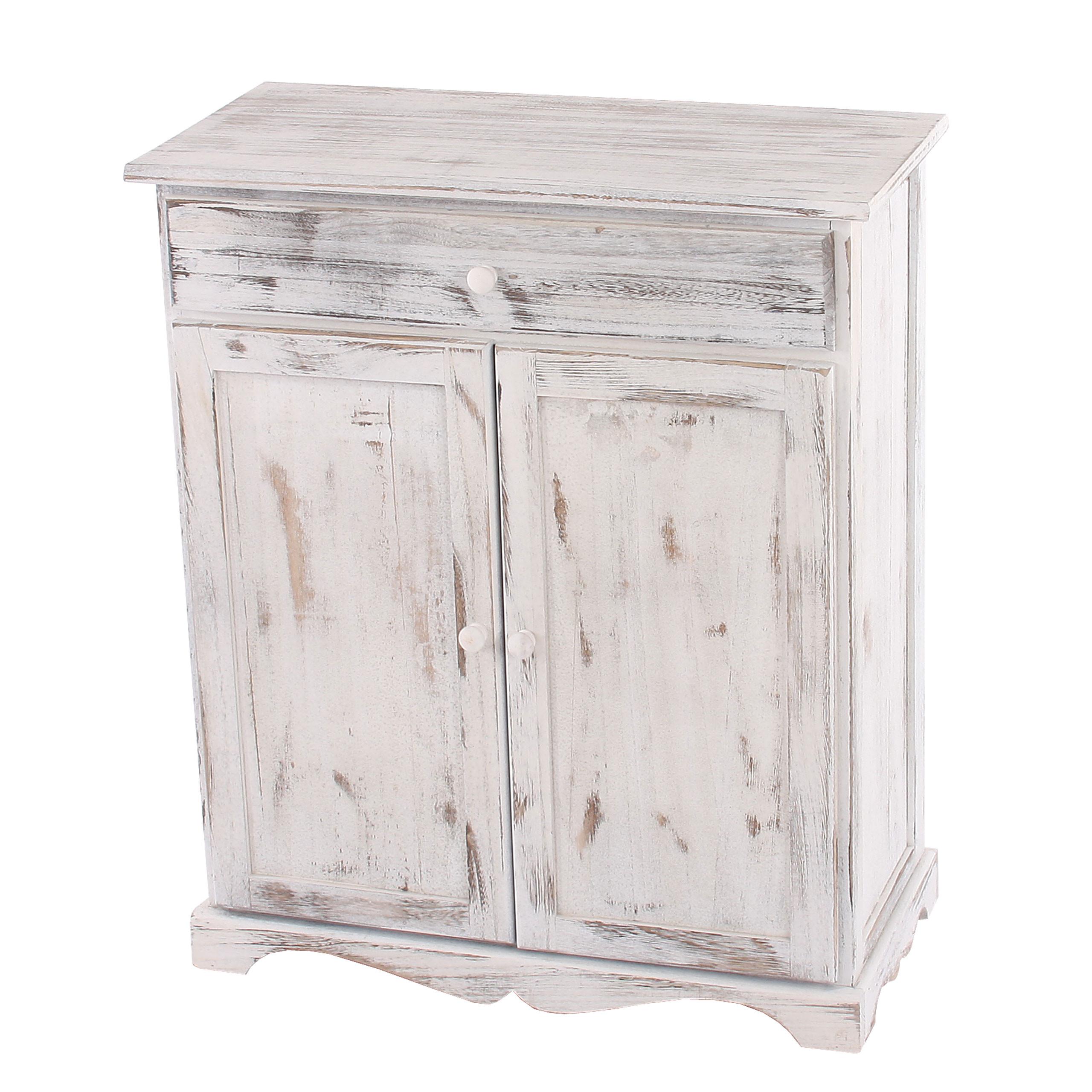 KOMMODE SCHRANK Weiß - Weiß, Holz (66/78/33cm) - MCW