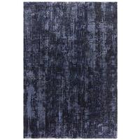 TEPPICH TIBER-Rom, abstrakt, Dunkelblau, 160 x 230 cm - Blau, Textil (230/160cm) - KADIMA DESIGN