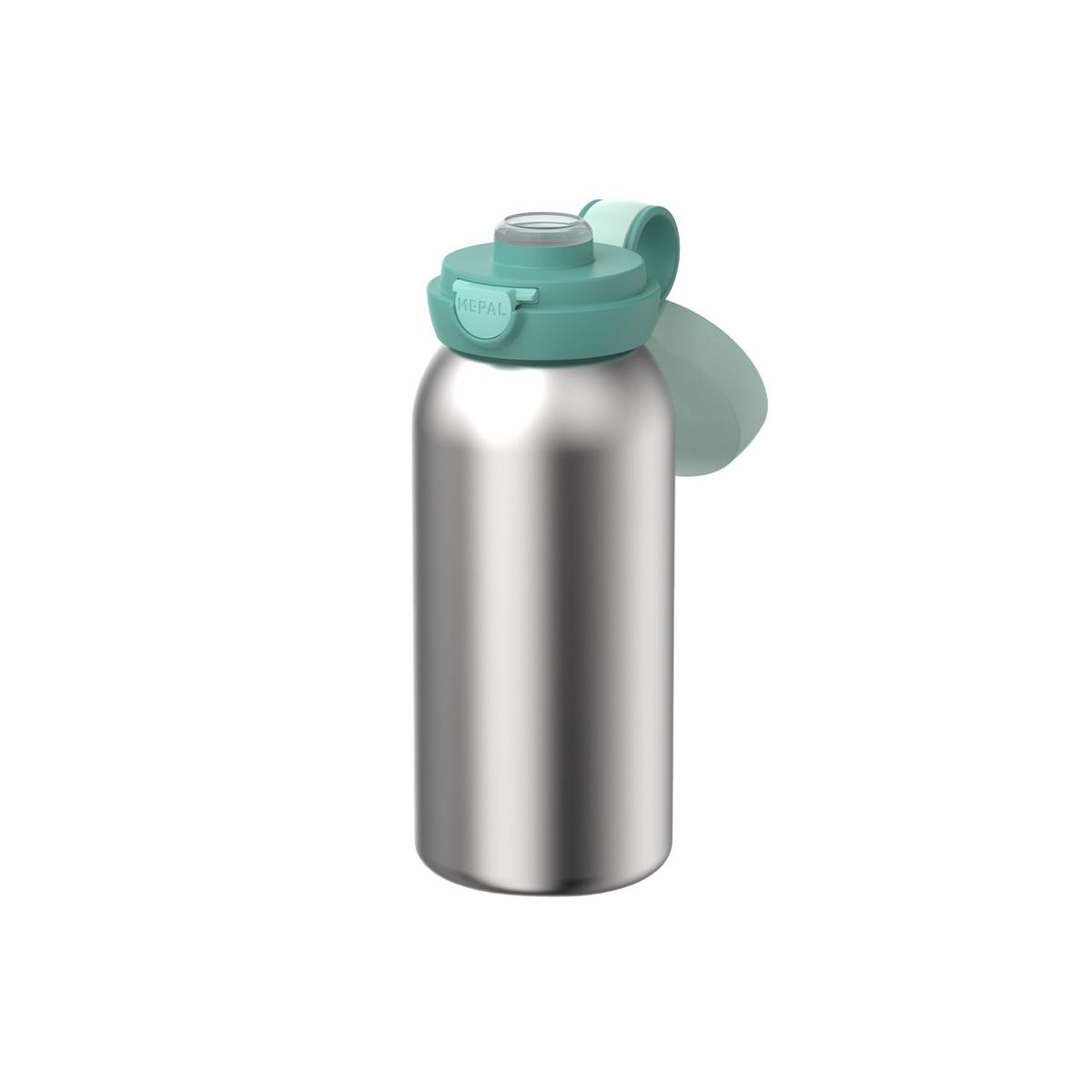 ISOLIERFLASCHE MIT KLAPPDECKEL Campus Cool Mint 500 ml - Mintgrün, Kunststoff/Metall (0.5L) - Mepal