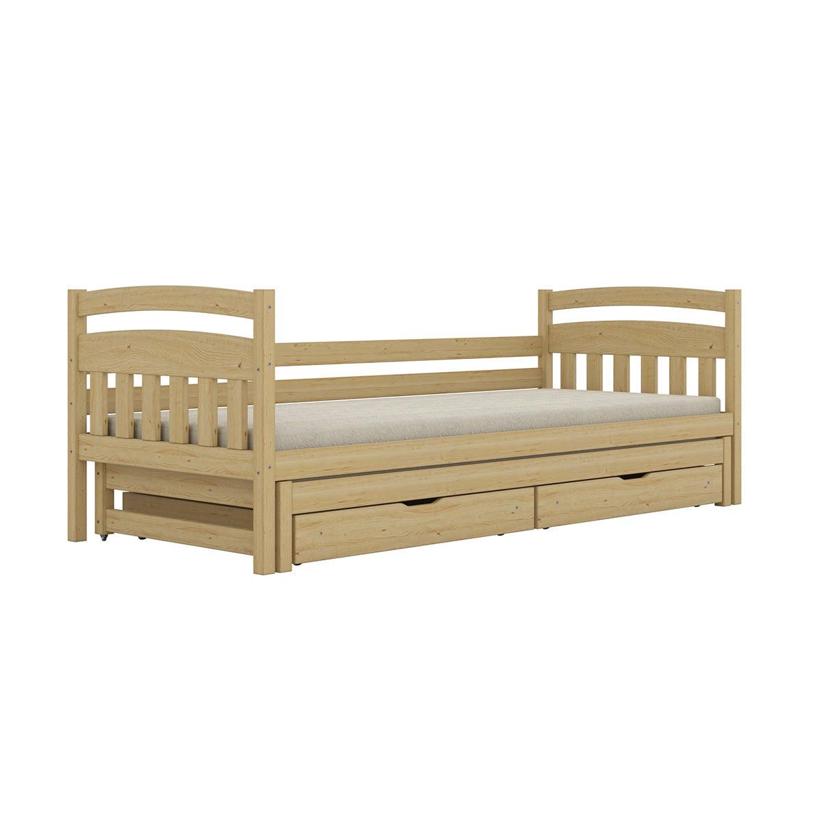 BETT 90/200 Tosia Holz - Braun, Holz (90/200cm) - Petits-meubles